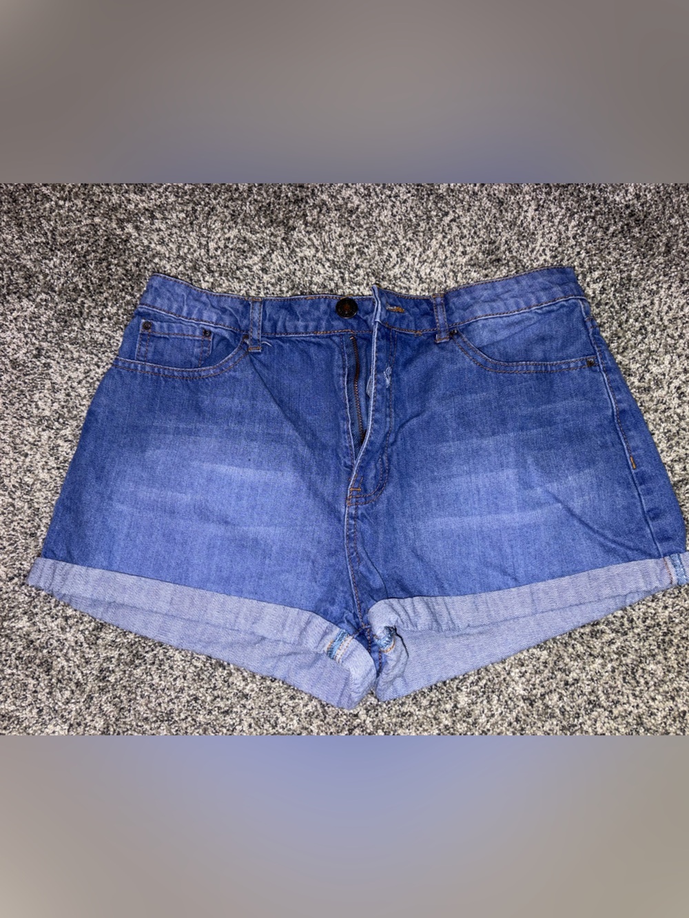 Forever 21 Blue Denim Relaxed Women’s Shorts